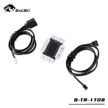 

Bykski B-TR-1TO8b 1 to 8 Ports 5 Volts RBW LED Light Hubs 3 Wires