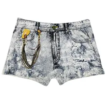 MoneRffi сексуальное нижнее белье мужские классические джинсы с принтом спандекс трусы боксеры Мужское нижнее белье шорты Брендовые мужские трусы боксеры z35