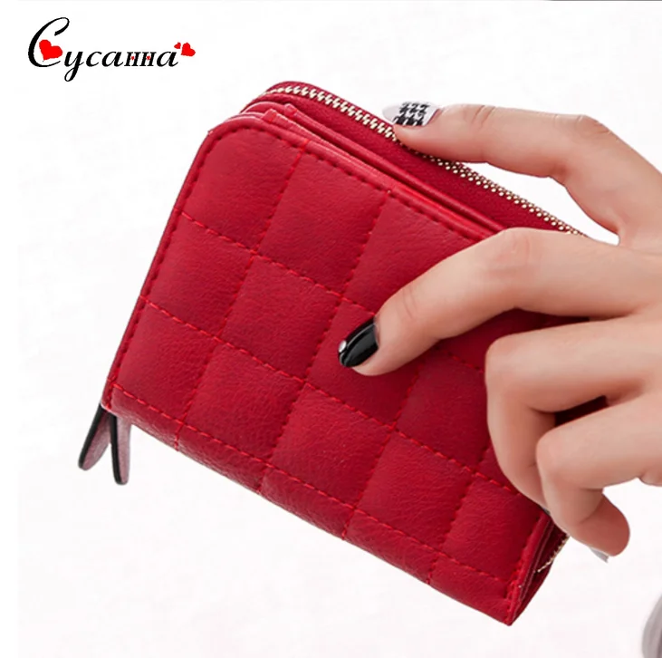 

Wallet Women Quality PU Leather Female Founder Paid Wallet Purse Small Wallet Zipper Coin Pocket Card Holders Card Wallet