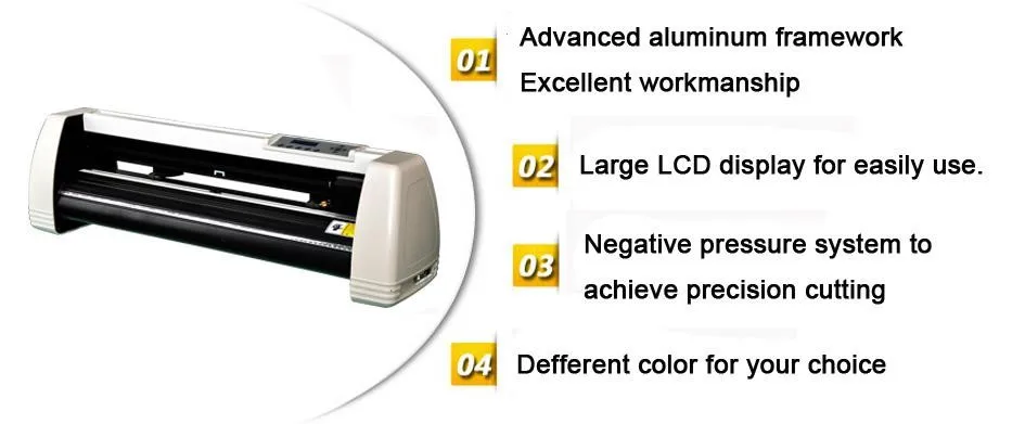Plotter de Corte Cortador de Vinil para Vendas por Atacado Cameo Desktop Adesivo Corte Plotter Mini a3 360mm 361 - 10 vinyl cutter