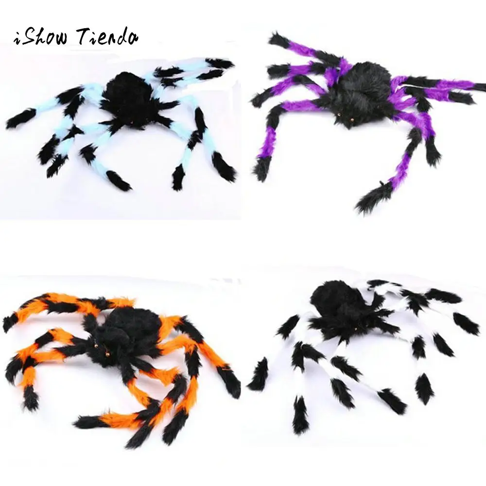 Multicolor Spider Halloween Party Haunted House Decoration ...