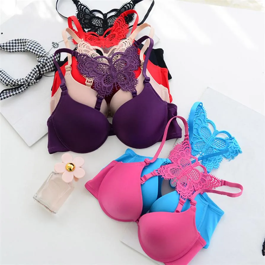 

High Quality 2018 Hot Sale Crystal Women Sexy Lace Push Up Bras Tank Cami Crop Underwear Gift Dropshipping