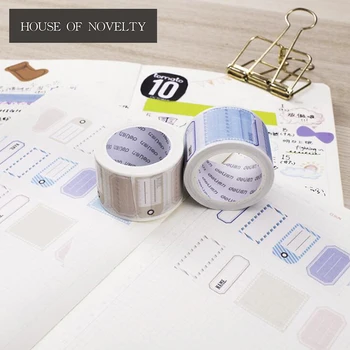 

Handwritten Name Detail Washi Tape Adhesive Tape DIY Scrapbooking Sticker Label Masking Tape