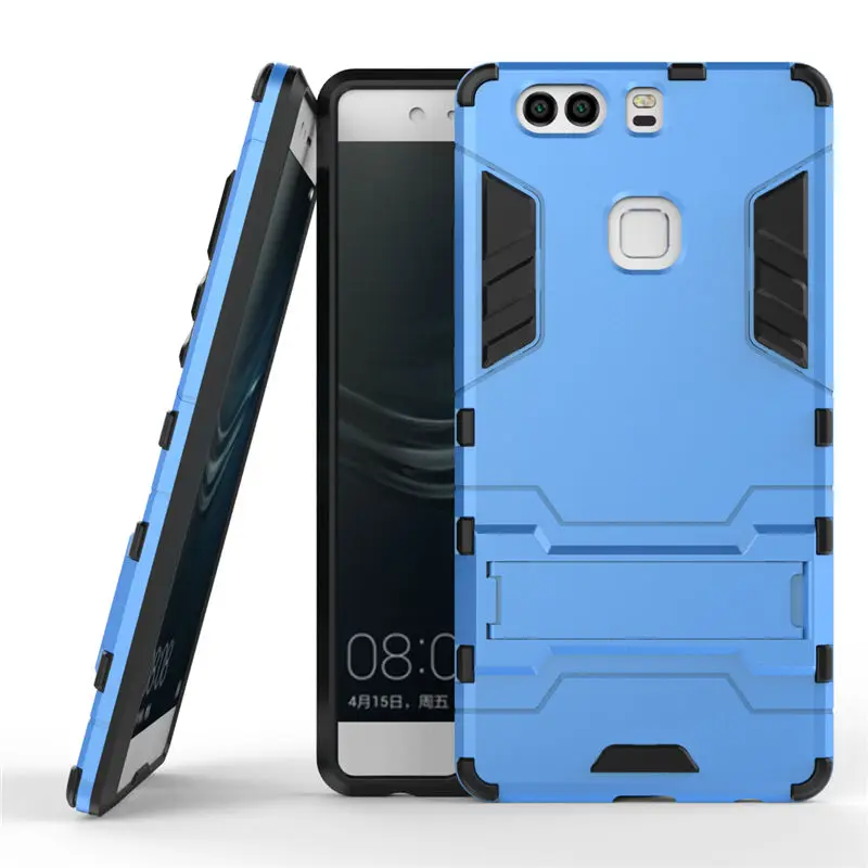 Iron Man Armor Hybrid PC + TPU Holder Back Case Cover for Huawei P9 P9 Plus P9 Lite P8 P8 Lite Mate 8 Mate S (9)