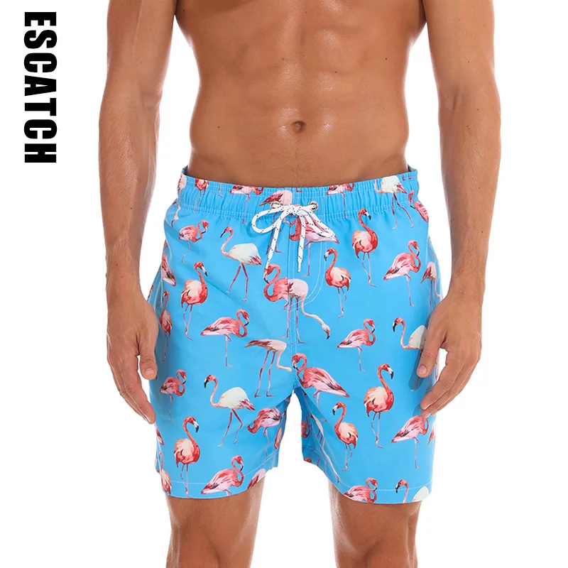 Escatch New Quick Dry Summer Shorts Mens Print Beach Board Shorts Surf Siwmwear Bermudas Swim For Men Flamingo Print Board Short Escatch New Quick Dry Summer Shorts Mens Print Beach Board Shorts Surf Siwmwear Bermudas Swim For Men Flamingo Print Board Short