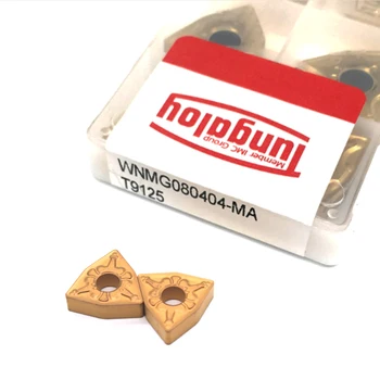 

WNMG080404 WNMG080408 MA T9125 carbide inserts External Turning tool WNMG 080408 Lathe Tools CNC tool free shipping