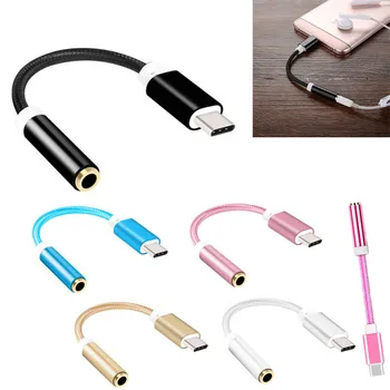 

USB3.1 Type C to 3.5 Earphone Cable AC Adapters Male to 3.5mm AUX Audio Female Jack for Letv 2 2Pro Max2 alimentation reglable