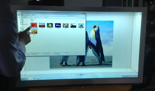 TFT HD HDMI lcd сенсорный экран прозрачный рекламный дисплей коробка