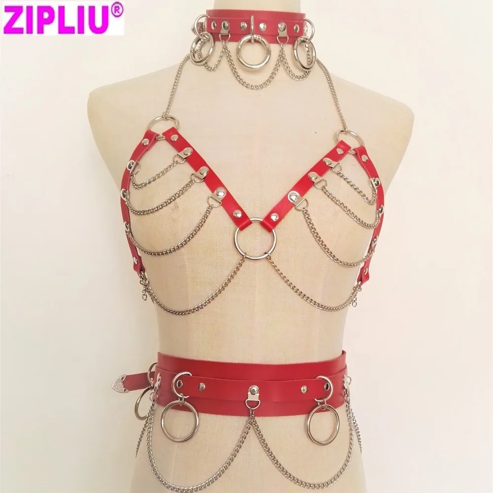 Buy new Fashion Sexy Harajuku Handmade Choker harness