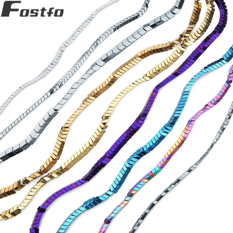 

Fostfo 90pcs/strand 6/8mm Natural Hematite Stone Bead V Shape Loose Spacer Beads For Diy Bracelet Jewelry Making Accessoris