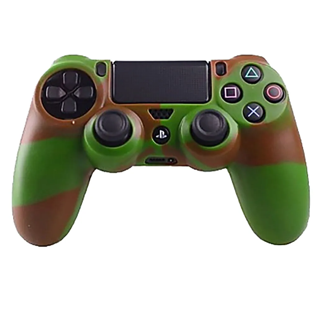 10 цветов противоскользящий силиконовый чехол для sony playstation 4 PS4 контроллер