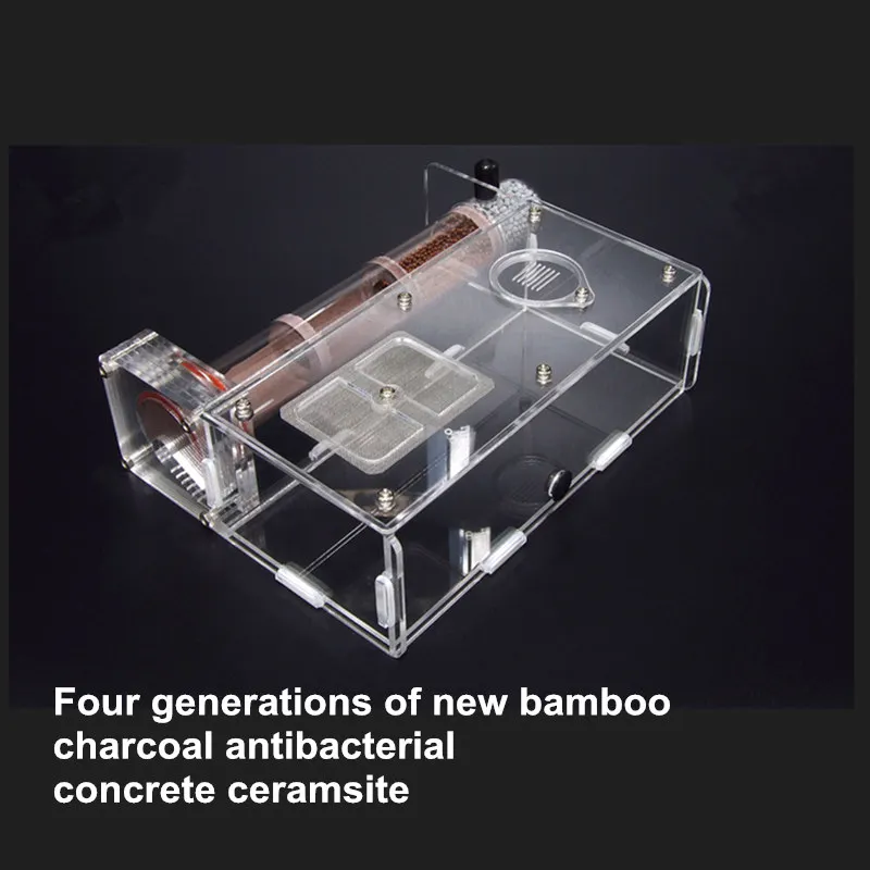 Pet ants professional nest bamboo nest  with active area version 30mm ant workshop  (6)