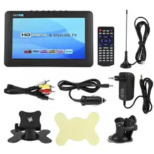 Портативный ТВ Портативный цифровой LEADSTAR dvb-высокая чувствительность 9 дюймов Автомобильный цифровой ТВ Стерео окружающий 1080P автомобильный телевизор