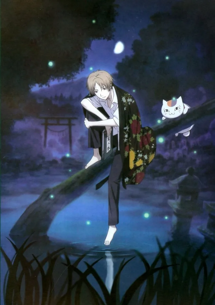 20 см Natsume Yuujinchou Такаси Нацумэ ПВХ фигурка модель игрушки куклы аниме мультфильм Рождественский подарок коллекция электронных домашних животных