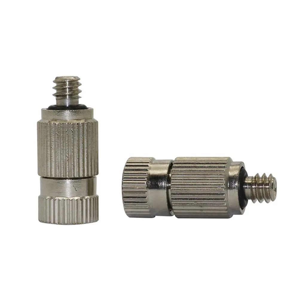 3/16 Rosca Macho Névoa Bicos de Nebulização de Alta Pressão Anti Gotejamento Sprinklers Jardim Agricultura Acessórios Refrigeração Umidificar 50 pcs|Pulverizadores| -