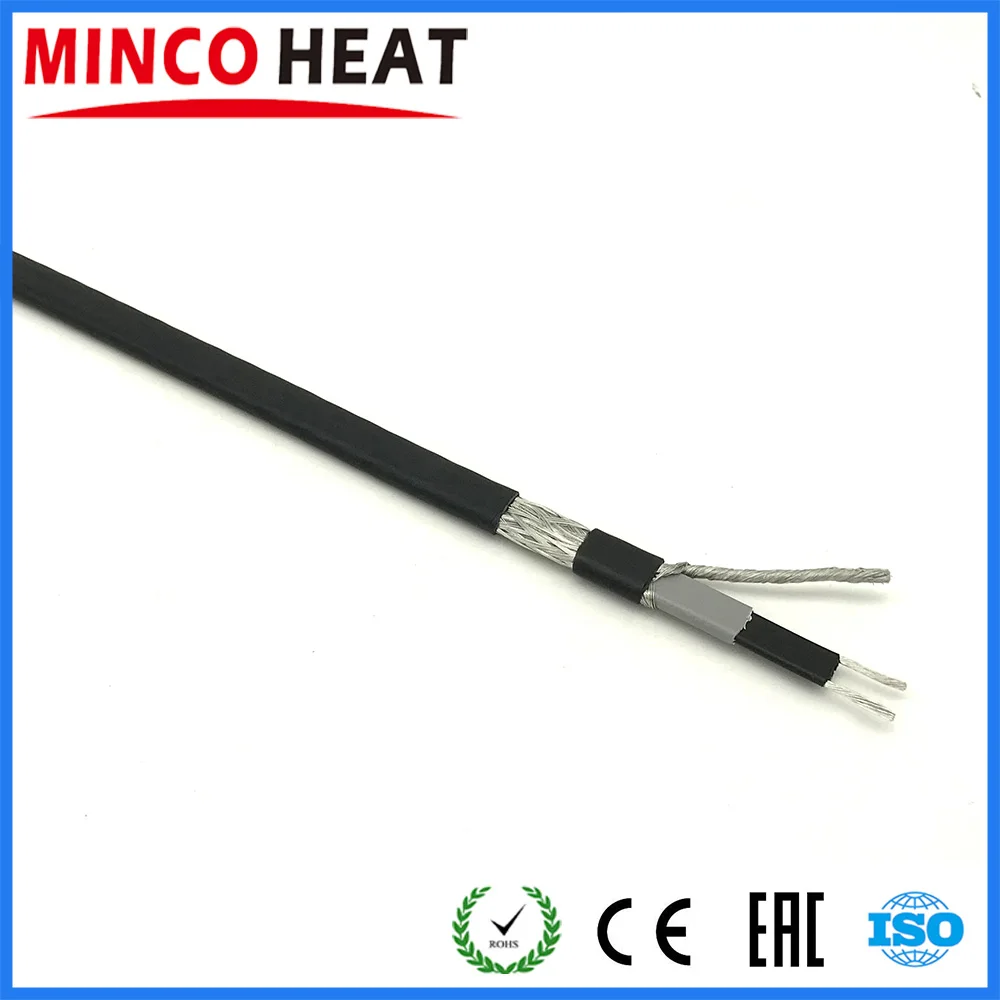 

26W/m Heating Wire 100m Pipe Antifreeze, Roof Deicing Thermoelastic Plastics Jacket 200~240V Heating Cable
