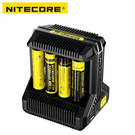 

Nitecore i8 Intelligent Charger 8 Slots Total 4A Output Smart Charger for IMR18650 16340 10440 AA AAA 14500 26650 and USB Device