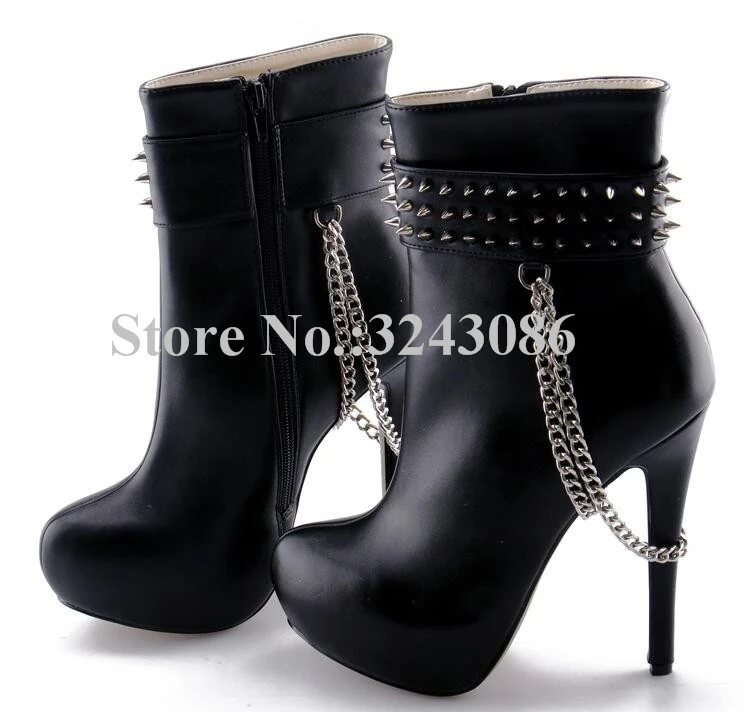sale black leather ankle boots