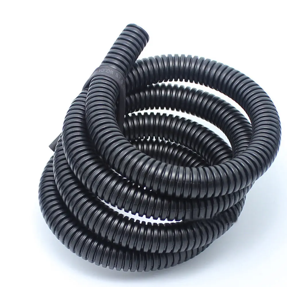 50/' Feet 28MM Split Loom Wire Flexible Tubing Conduit Polyethylene Hose