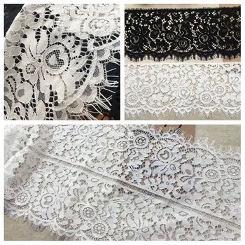 

Bone Line Double Unilateral Eyelash Lace High-end Clothing Materials DIY Wedding Dress Veil Accessories RS431