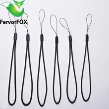 10 шт. ручной ремешок для запястья для Камера сотового телефона ipod mp3 mp4 ремешки Паракорда 550 7 нитей черного цвета