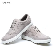 Golf shoes men's golf shoes leather waterproof breathable wide edition frosted golf shoes free shipping