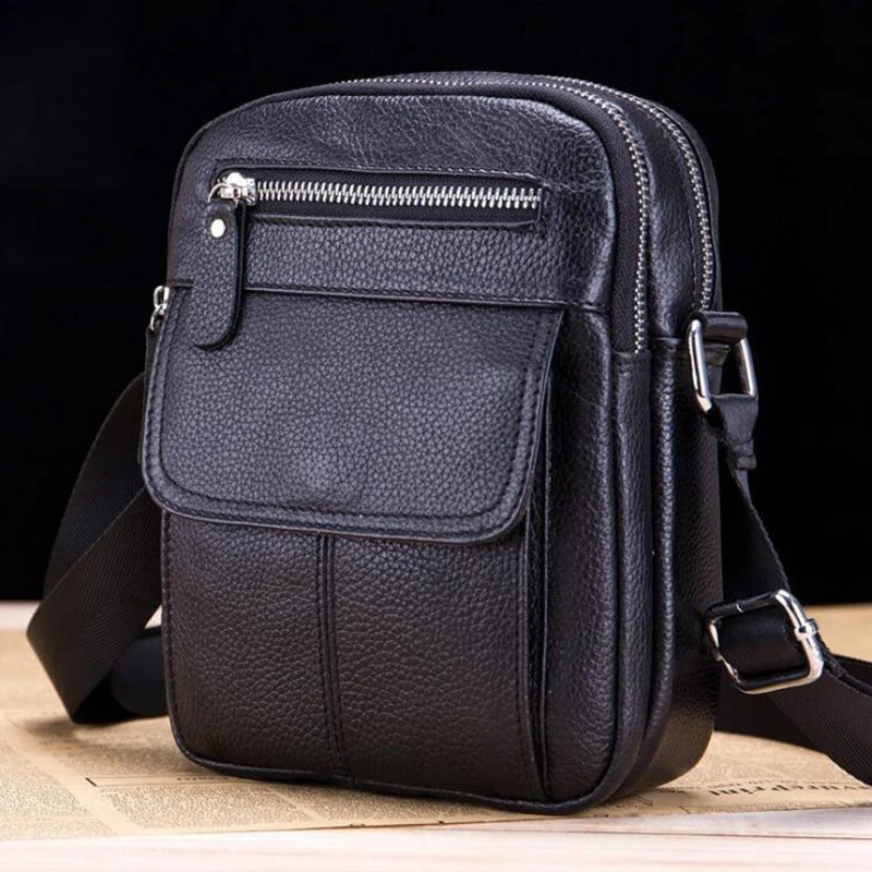 حقيقية الجلود حقيبة رجل رسول حقائب الرجال حقيبة crossbody الصغيرة sacoche أوم حقيبة رجل جلد البقر الكتف أكياس PP-1061