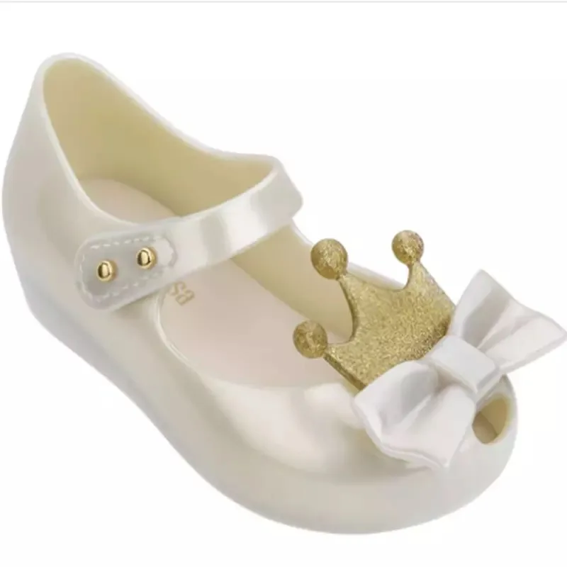 Mini Melissa Ultragirl Crown новые оригинальные прозрачные сандалии для девочек детские сандалии детская пляжная обувь Нескользящая обувь для малышей