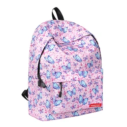 Flower Butterfly Style Soft Cloth Backpack Female Corduroy Design School Backpack for Teenage Girl Stripe Backpack Women Flower Butterfly Style Soft Cloth Backpack Female Corduroy Design School Backpack for Teenage Girl Stripe Backpack Women