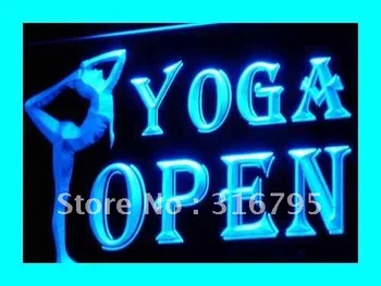 

i242 OPEN YOGA CENTER GYM Sport NEW LED Neon Light Light Signs On/Off Switch 20+ Colors 5 Sizes