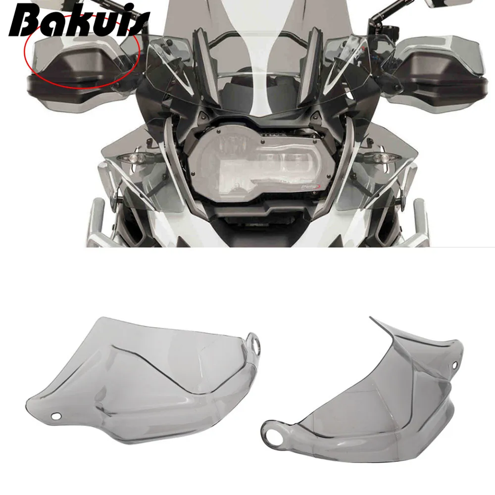 

For BMW R1200GS LC F800GS Adventure S1000XR 2013- 2018 Handguard Hand shield Guard Protector Windshield Smoke Clear