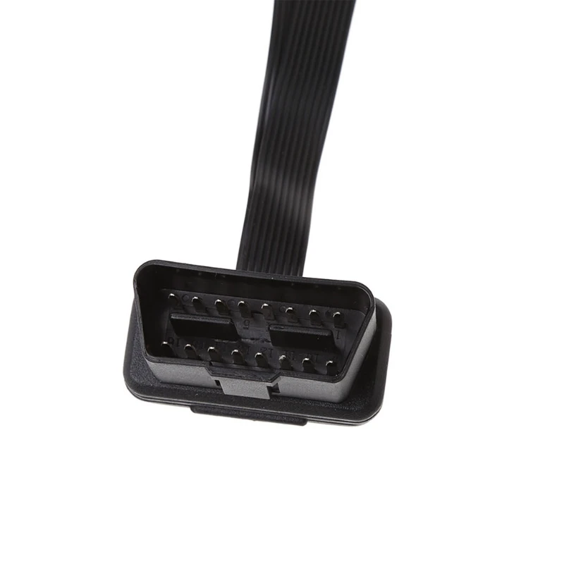 16 Pin OBD2 штыревой двойной женский сплиттер плоский тонкий y коннектор удлинитель| |