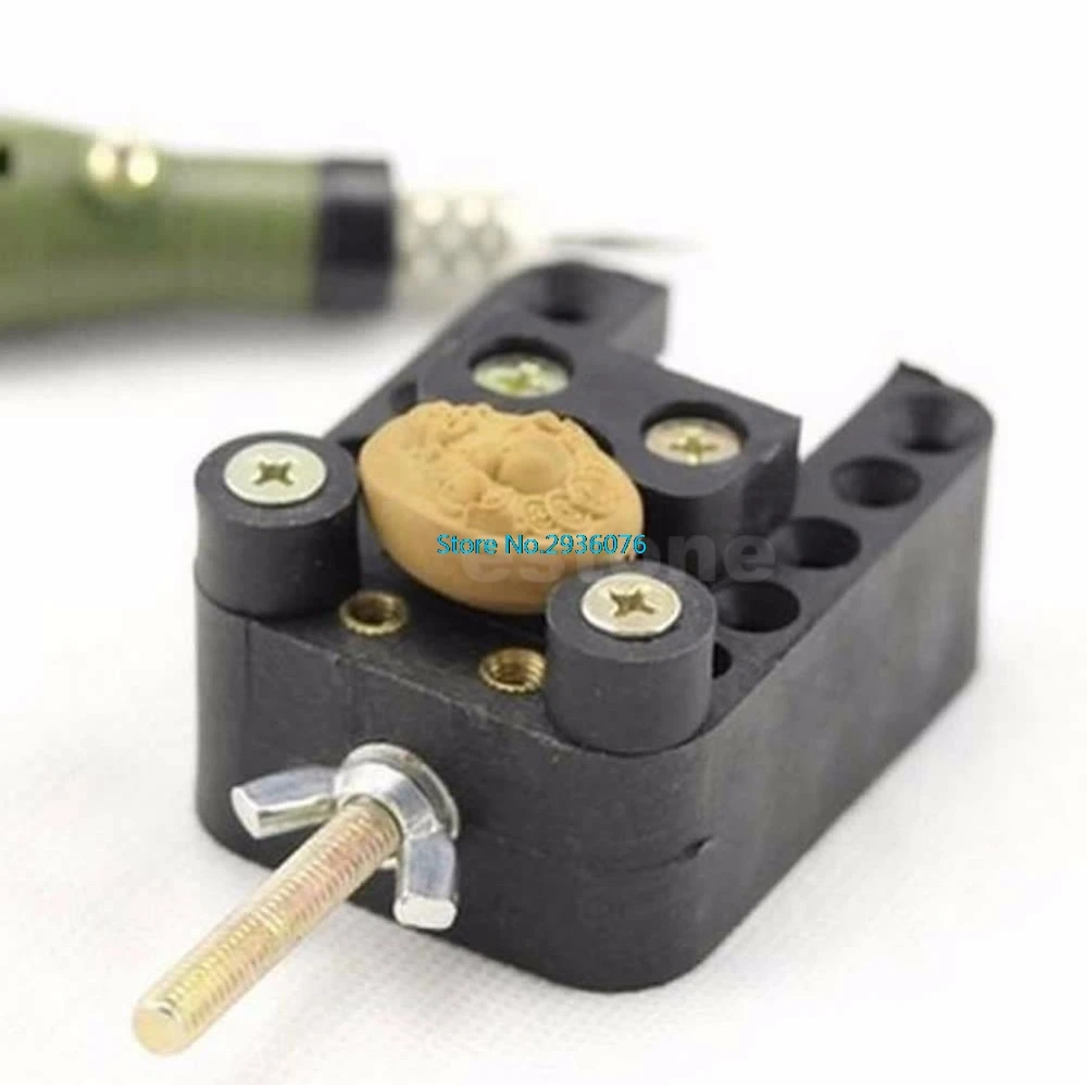 

Adjustable Mini Walnut Vise Clamp Table Bench Vice for Jewelry Grinding Drilling DIY Carving Tool MY12_25