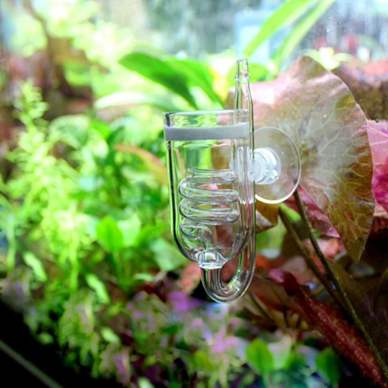 Аквариум CO2 диффузор бассейн для растений распылитель соленоидный регулятор мох CO2 распылитель спираль Стекло трубки