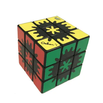 

LANLAN Magic Gear Cube 3x3x3 Puzzle Cube Educational Toys with Built-in Gear for Gift