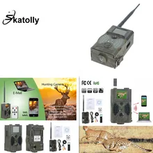 Skatolly HC300M 12MP 1080P охотничья камера GSM фото ловушки ночного видения дикой природы инфракрасная охотничья камера s Охотник устройство