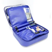 mega Insulin Cooler box Middle-sized bag Portable Insulated Diabetic Insulin Travel Case Nylon Fabric Aluminum Foil ice bag 2