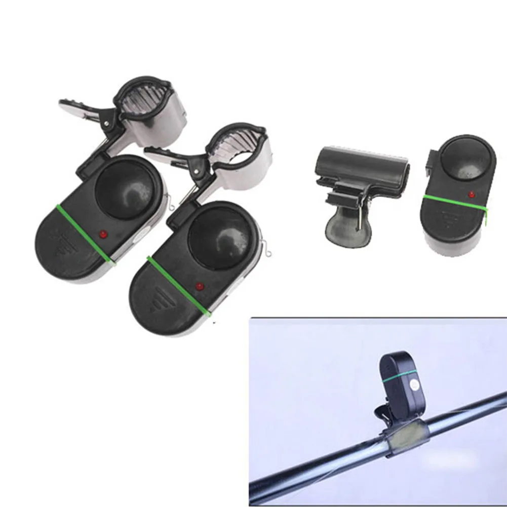 

burglar alarm 2PCS Vibration Alarm for Fishing Rain Proof Alarm Automatic Electronic Fishing Rod Alarm Waterproof FC