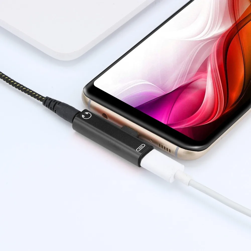 HIPERDEAL USB C типа до 3 5 мм Aux Jack аудио кабель адаптер наушники Charing 4 25| |