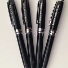 Высококачественная дешевая цена для рекламного подарка рекламная металлическая шариковая ручка с логотипом бренда на заказ компания гравировка логотипа персональный логотип