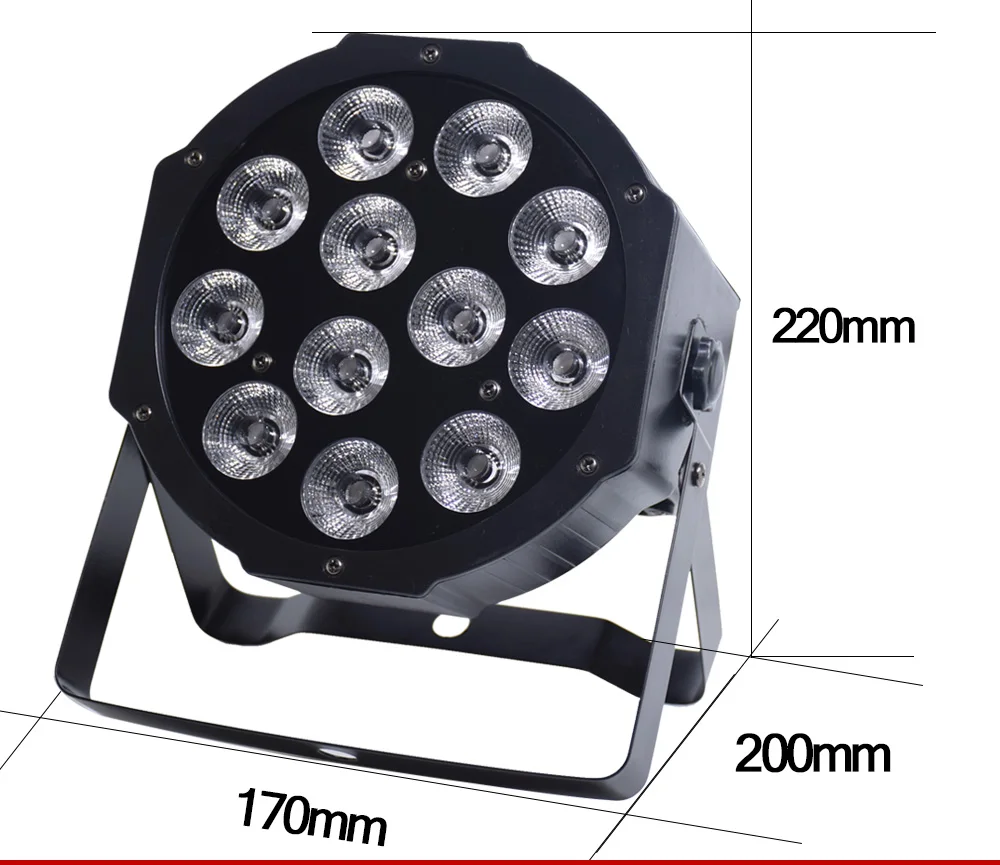 Светодиодный PAR-прожектор rgbw 12x12 Вт Луч омывающий свет высокой яркости для сцены dj Дискотека, ночной клуб оборудование