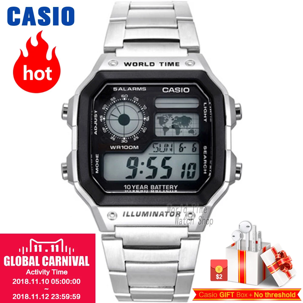 Buy Casio Watch Waterproof Sports Men's Watch AE