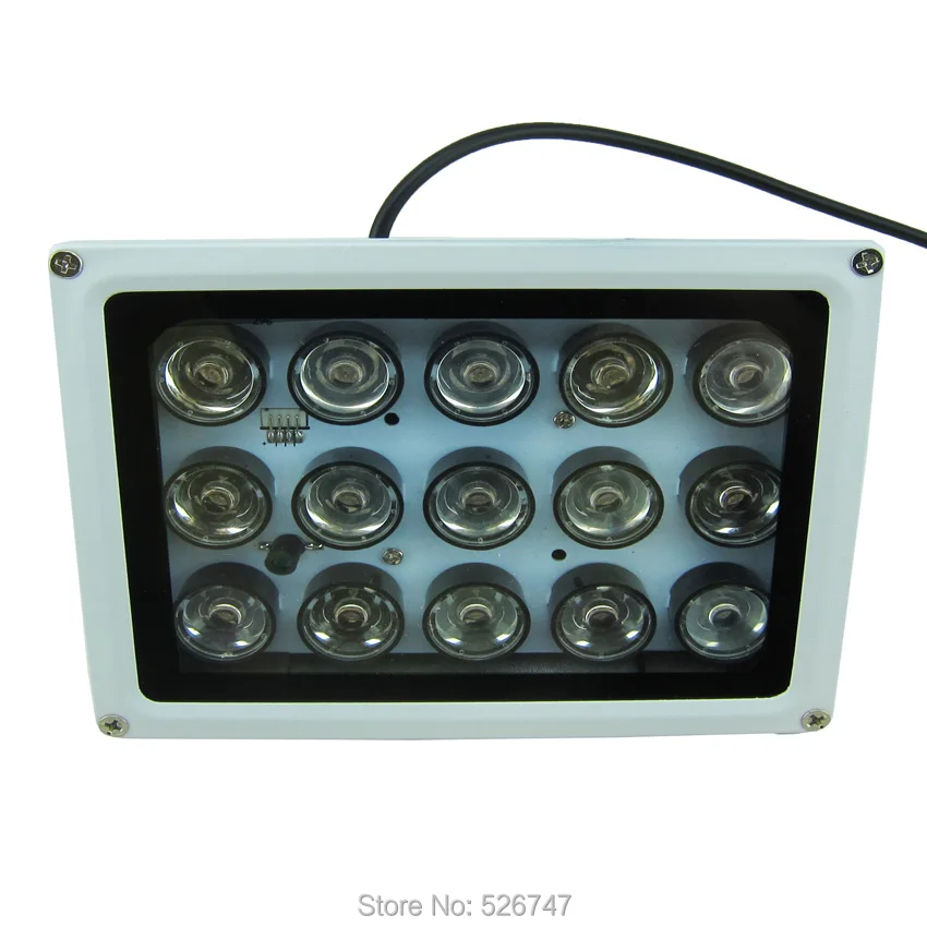 Night vision 8 LED Array IR Infrared Illuminator Lamp SAE100-IR8ZL-3