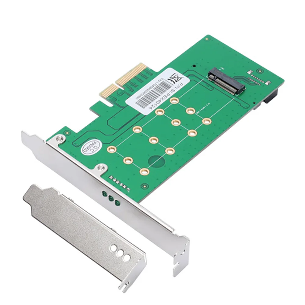  PCIe x 4 a NGFF M.2 M (PCIe) SSD SATA a + 2 x NGFF M.2 B (SATA) SSD adaptador soporta tarjeta PCIe 