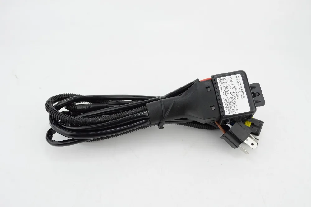 

1pcs H4 hid relay harness hid xenon kit H4-3 H13-3 9004-3 9007-3 bixenon wiring harness hi lo controller wire cable harness