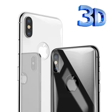 YKSPACE лучшая настоящая 3D 4D 9H HD изогнутая задняя 5D защитная пленка из закаленного стекла для iPhone X Xs Max XR 10 7 8 полное покрытие
