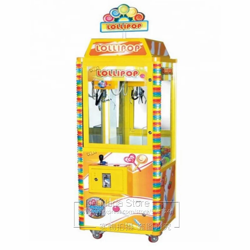 

Lollipop Small Claw Cranes Machine Catch Prize Candy Coin Operated Arcade Game Machine For Game Center