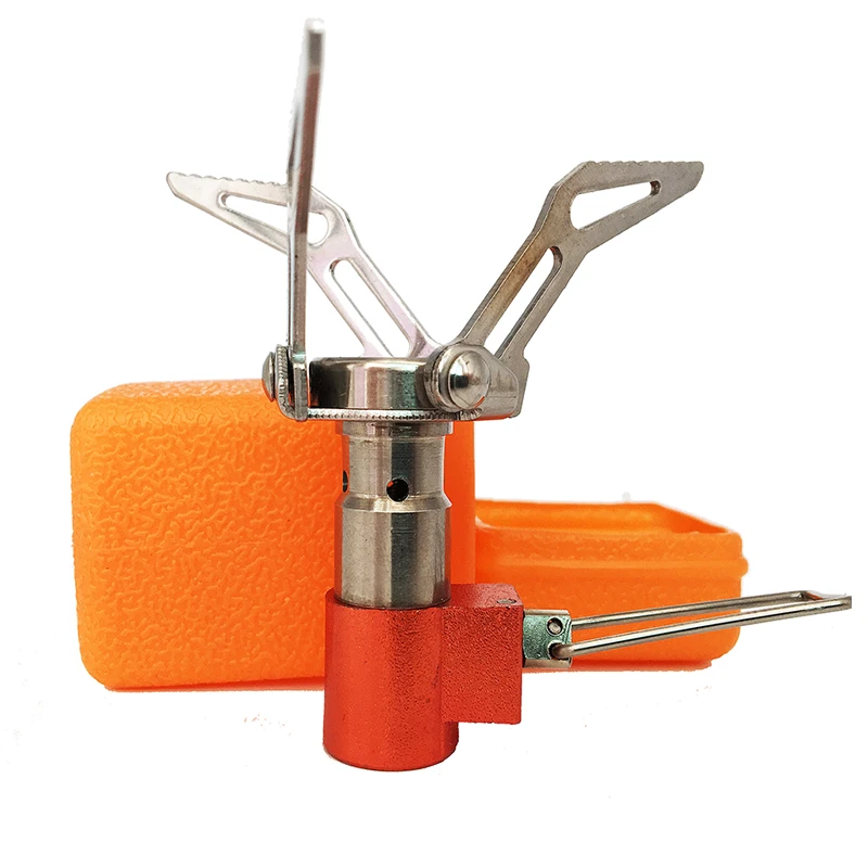 

Mini camping gas-burner outdoor sports spare stove Weight 52G Steel manufacturing camping equipment