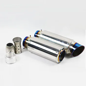 

Motorcycle SC Laser GP Escape Exhaust Muffler Pipe 51mm 61mm Inlet DB Killer Escape Moto KTM Motorcross crf 230 cbr 125 sv 650