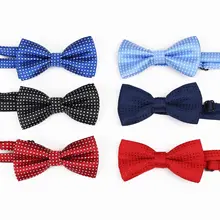 Клетчатый галстук-бабочка для детей, галстук, регулируемый смокинг для мальчиков, нашейный бант для девочек, вечерние повседневные хлопковые галстуки-бабочки